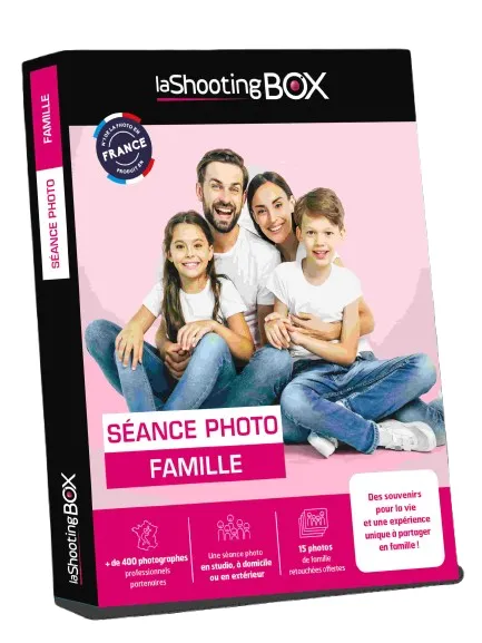 Coffret séance photo famille