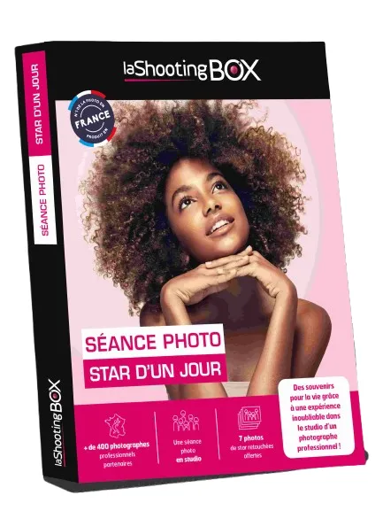 Coffret séance photo star d'un jour